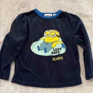 2-3T Minions fleece long sleeve top